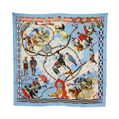 hermes cowboy scarf|vintage hermes scarves for sale.